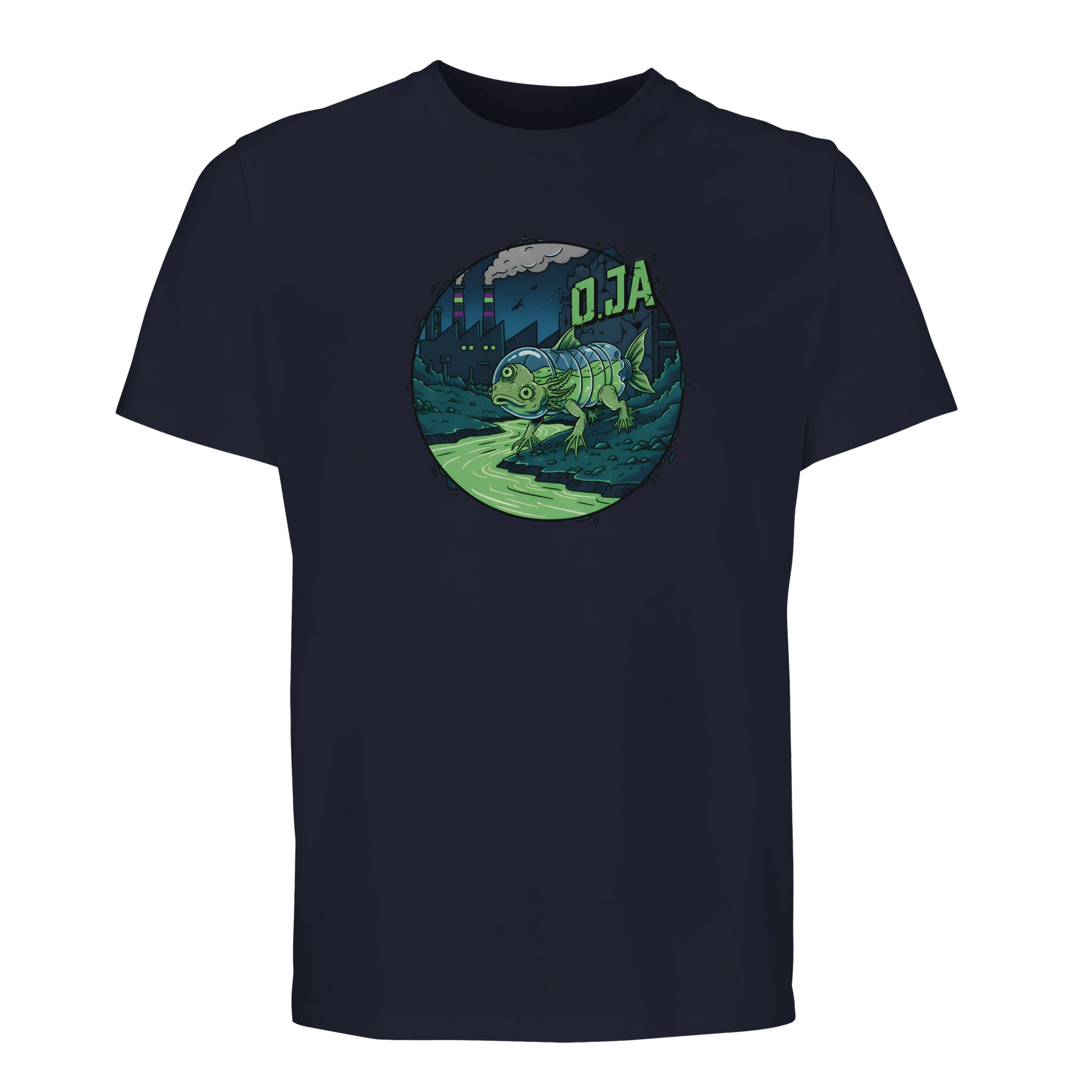 Eco - Friendly Skateboard Fish Mutant T-Shirt – Sustainable Organic Cotton Tee - O.J.A BOARD