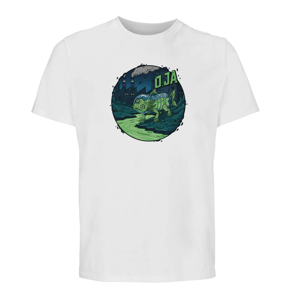 Eco - Friendly Skateboard Fish Mutant T-Shirt – Sustainable Organic Cotton Tee - O.J.A BOARD