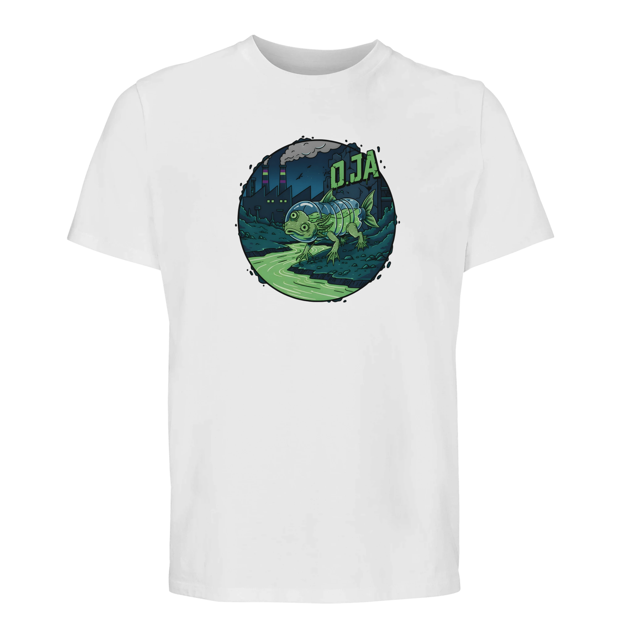 Eco - Friendly Skateboard Fish Mutant T-Shirt – Sustainable Organic Cotton Tee - O.J.A BOARD