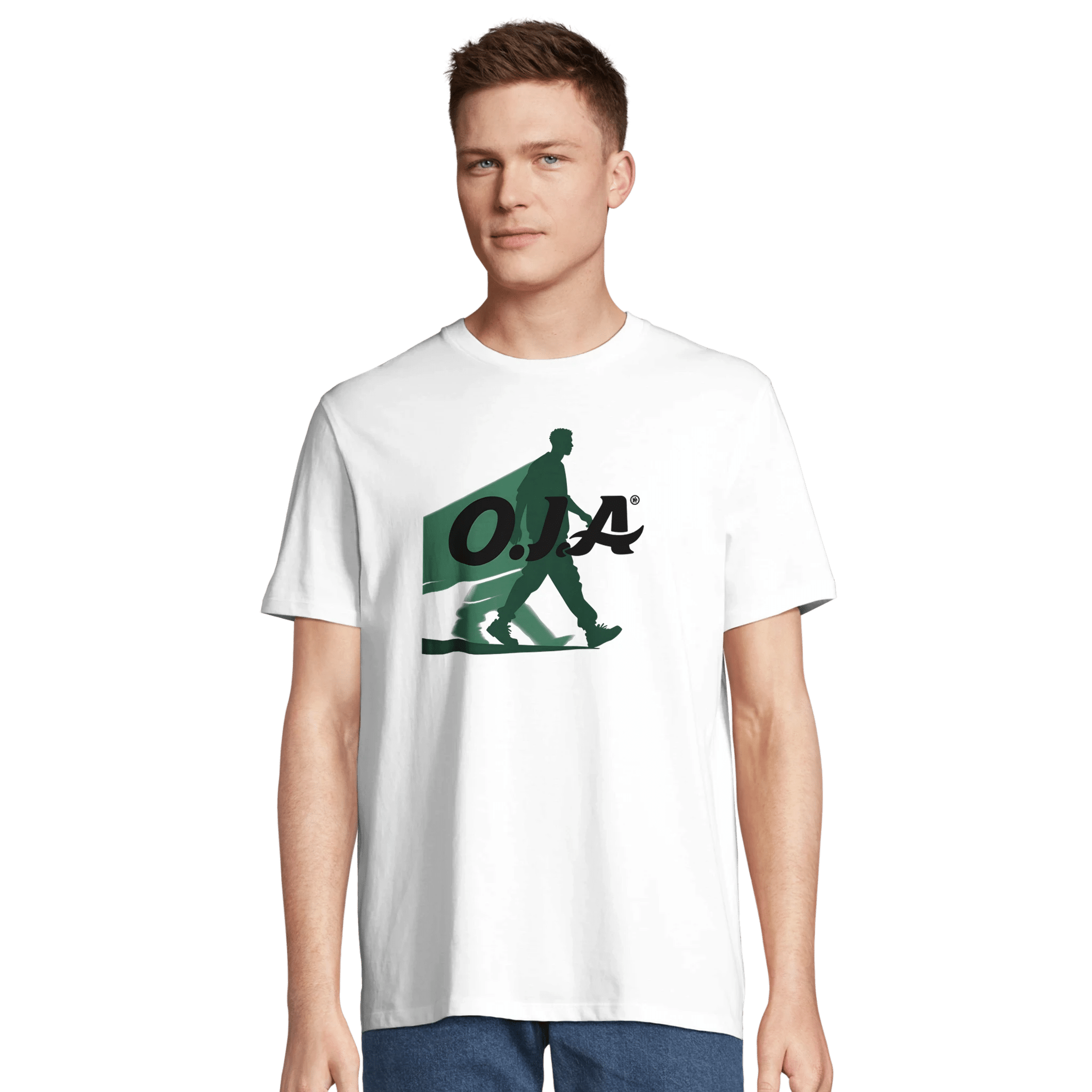 O.J.A Premium Essential Eco - Friendly Unisex T-Shirt – Stylish Skateboard Design - O.J.A BOARD