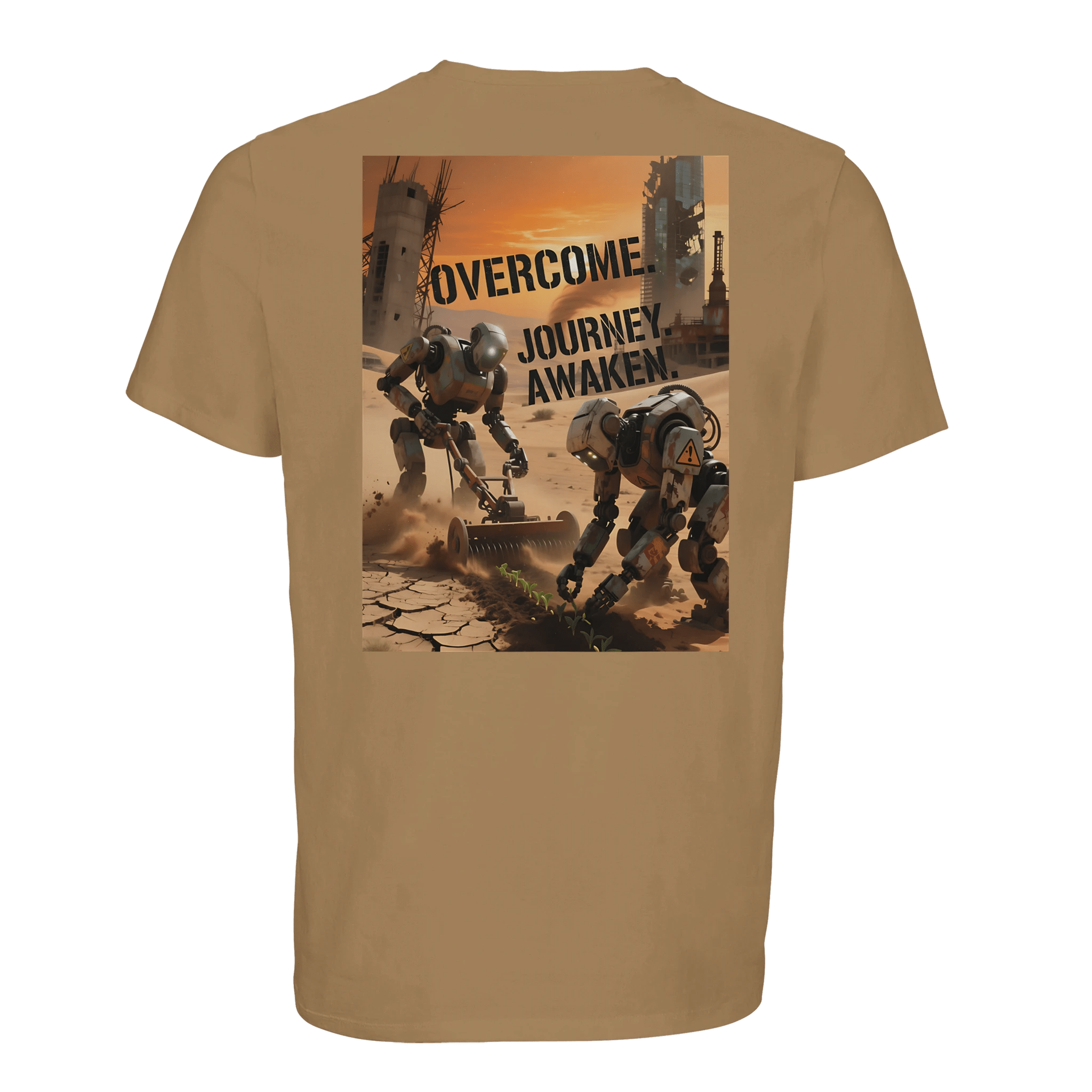 O.J.A Recomeço Men's T-Shirt – Eco - Friendly Skateboard Design - O.J.A BOARD