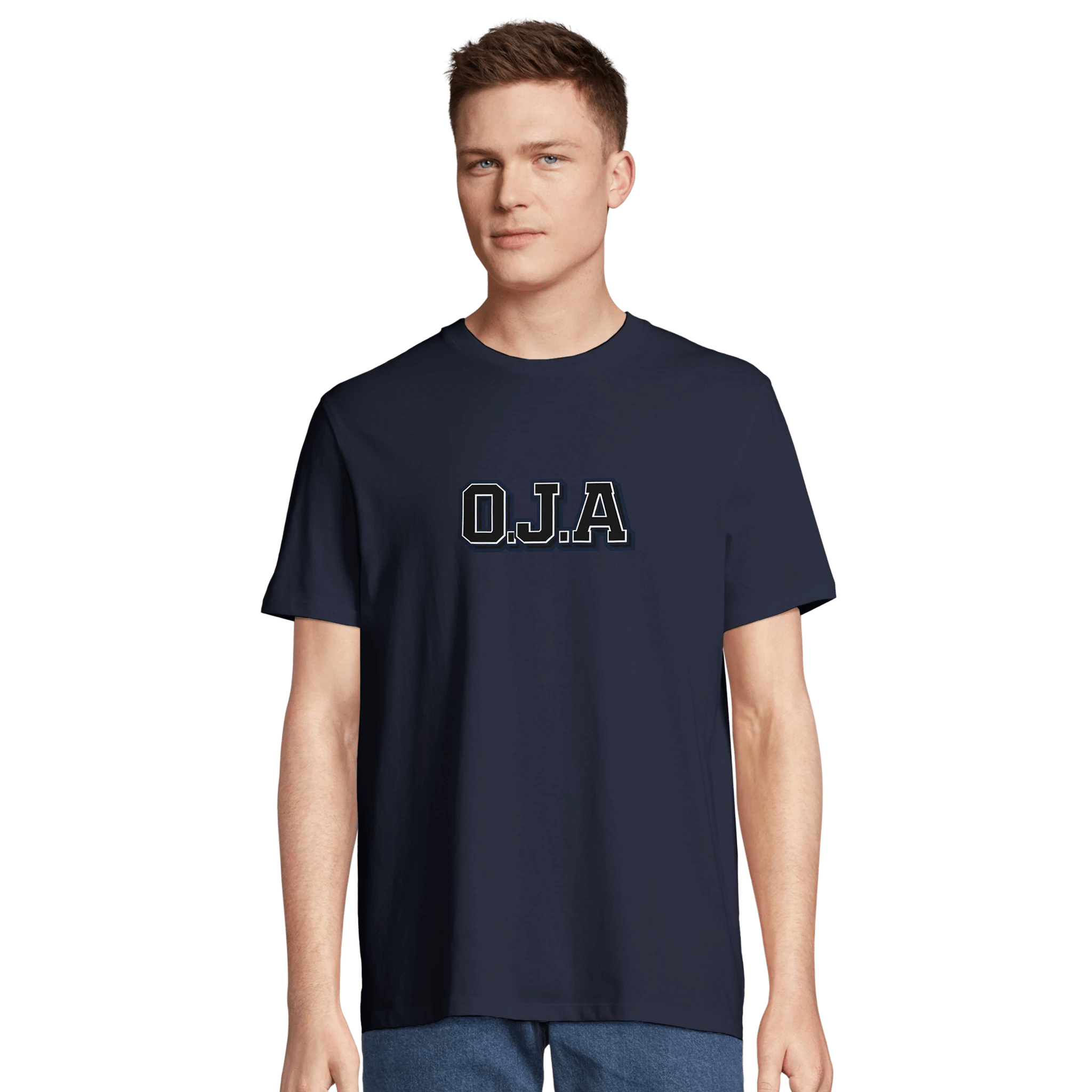 O.J.A Recomeço Men's T-Shirt – Eco - Friendly Skateboard Design - O.J.A BOARD