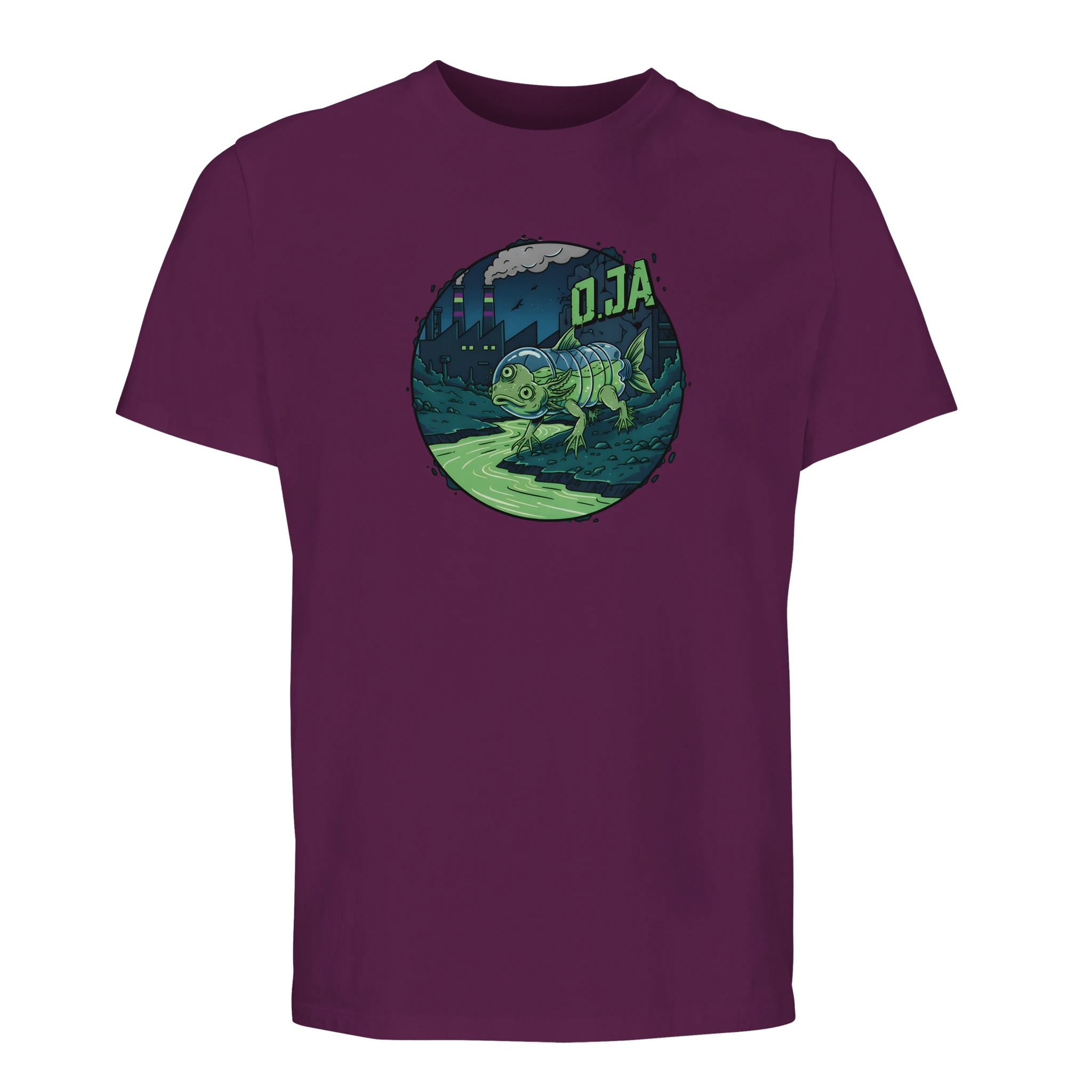 Eco - Friendly Skateboard Fish Mutant T-Shirt – Sustainable Organic Cotton Tee - O.J.A BOARD