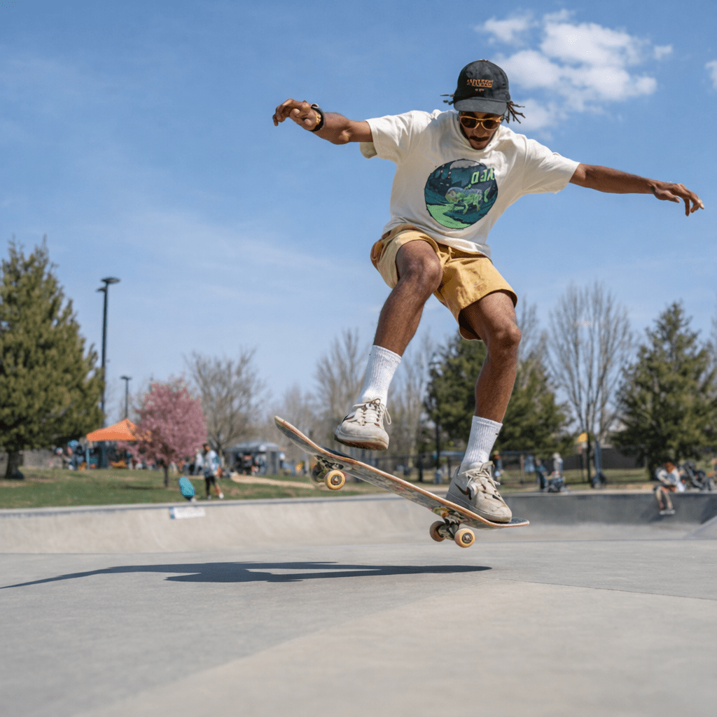 Eco - Friendly Skateboard Fish Mutant T-Shirt – Sustainable Organic Cotton Tee - O.J.A BOARD