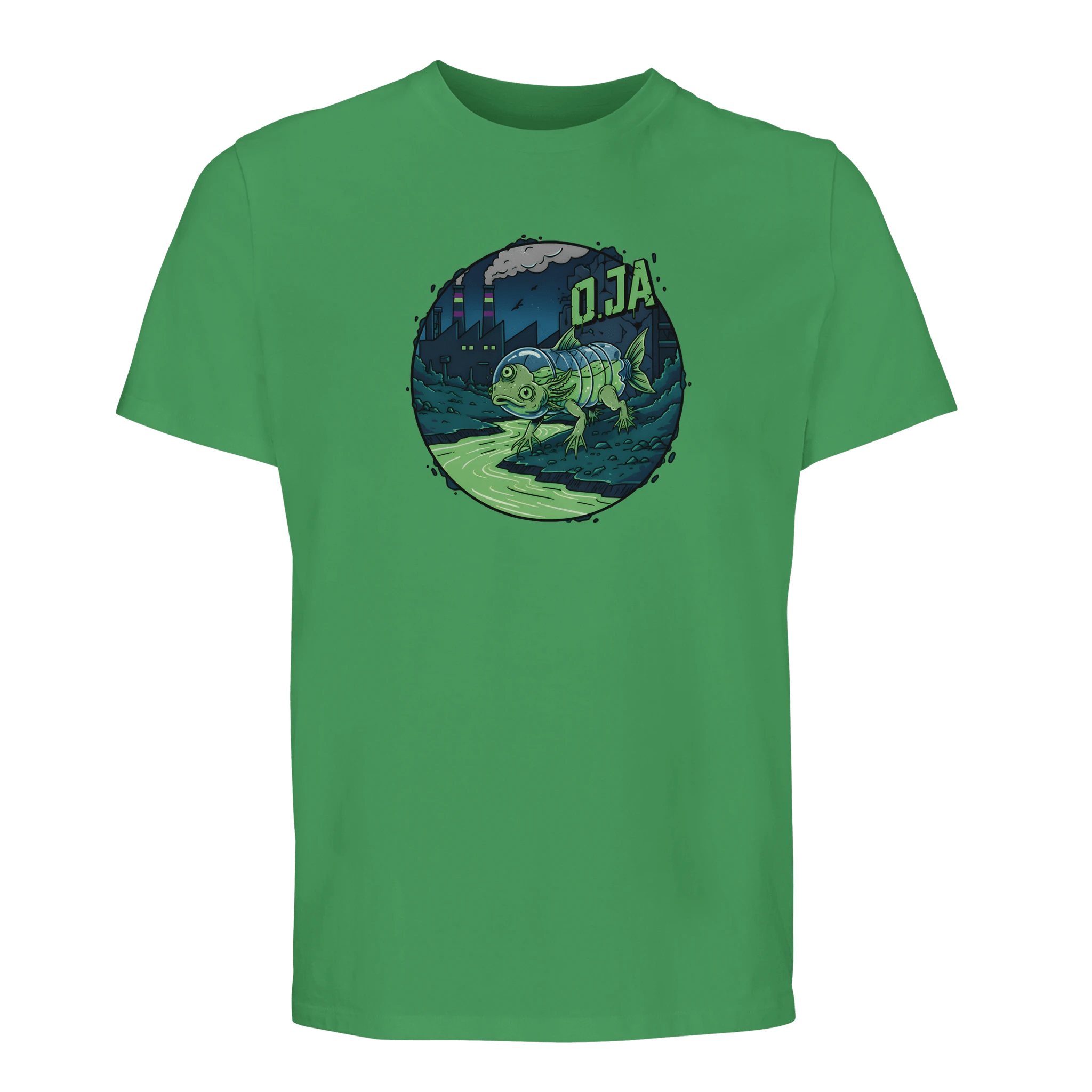 Eco - Friendly Skateboard Fish Mutant T-Shirt – Sustainable Organic Cotton Tee - O.J.A BOARD