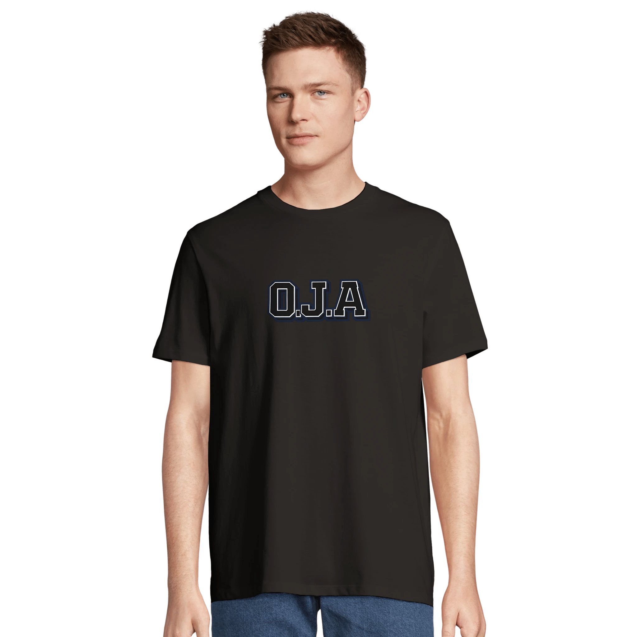 O.J.A Recomeço Men's T-Shirt – Eco - Friendly Skateboard Design - O.J.A BOARD