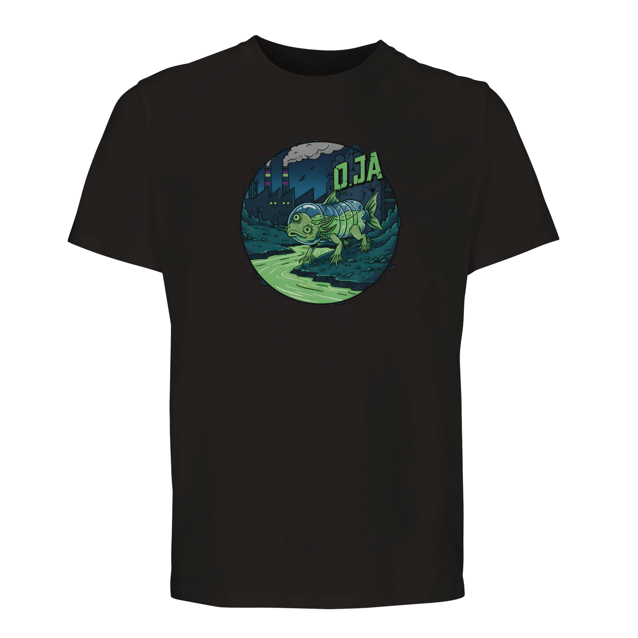 Eco - Friendly Skateboard Fish Mutant T-Shirt – Sustainable Organic Cotton Tee - O.J.A BOARD