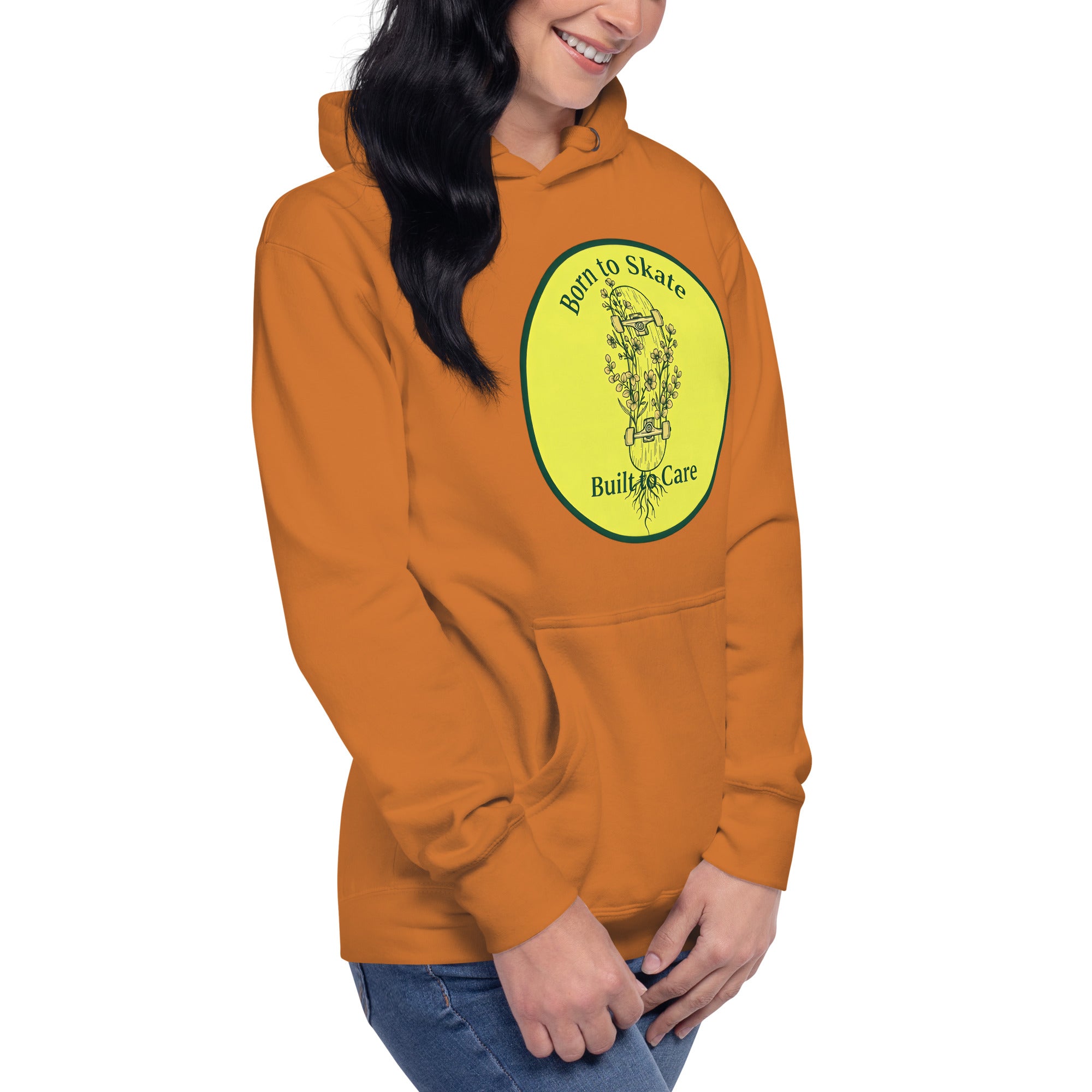 Moletom Unissex - Born to Skate. Built to Care - O.J.A BOARD