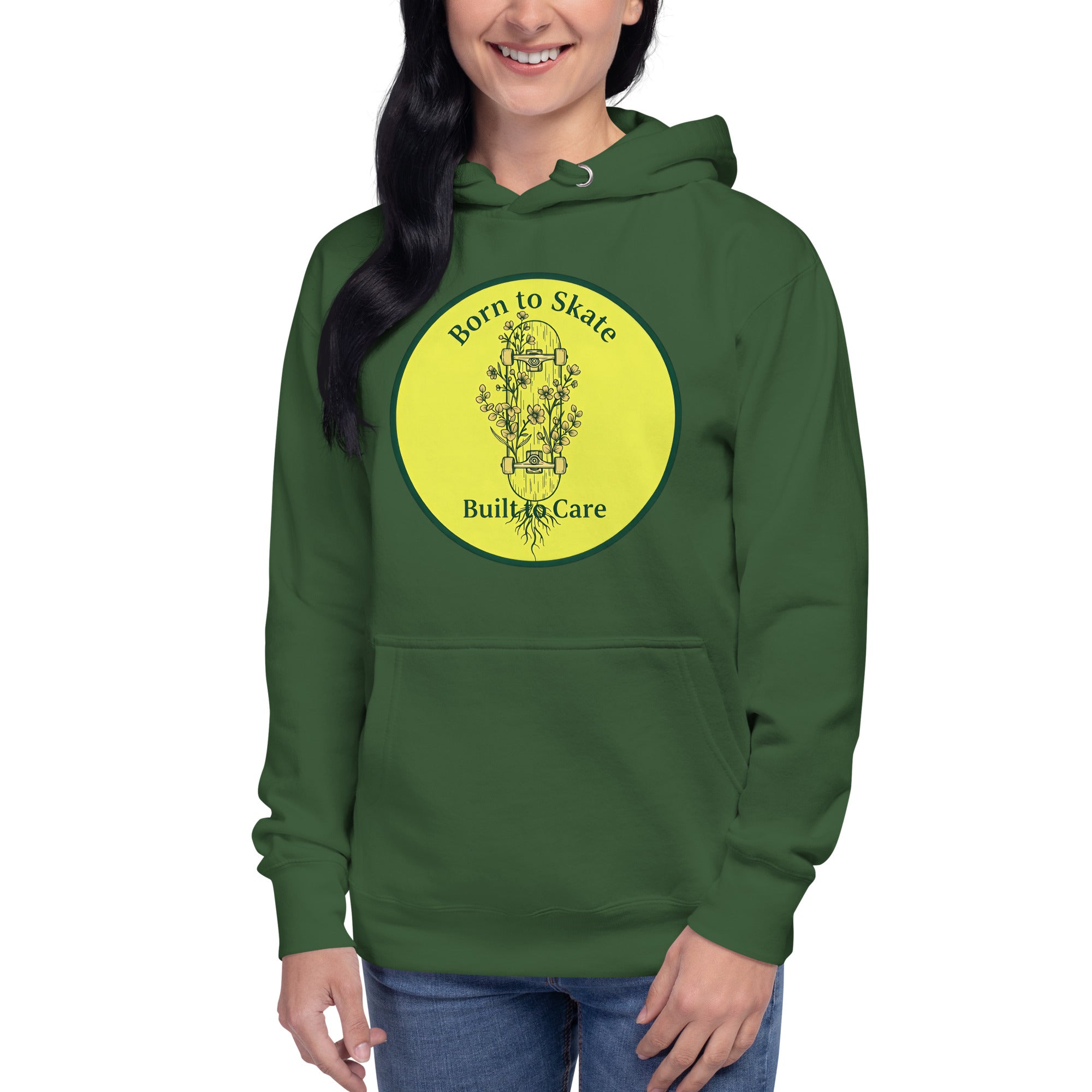 Moletom Unissex - Born to Skate. Built to Care - O.J.A BOARD