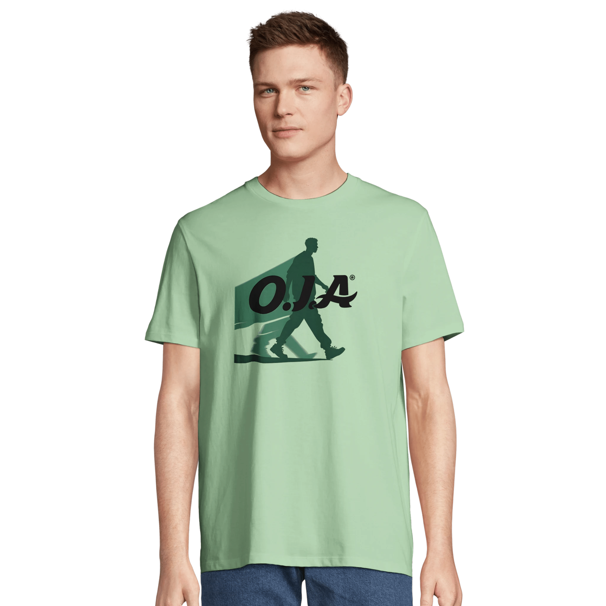 O.J.A Premium Essential Eco - Friendly Unisex T-Shirt – Stylish Skateboard Design - O.J.A BOARD