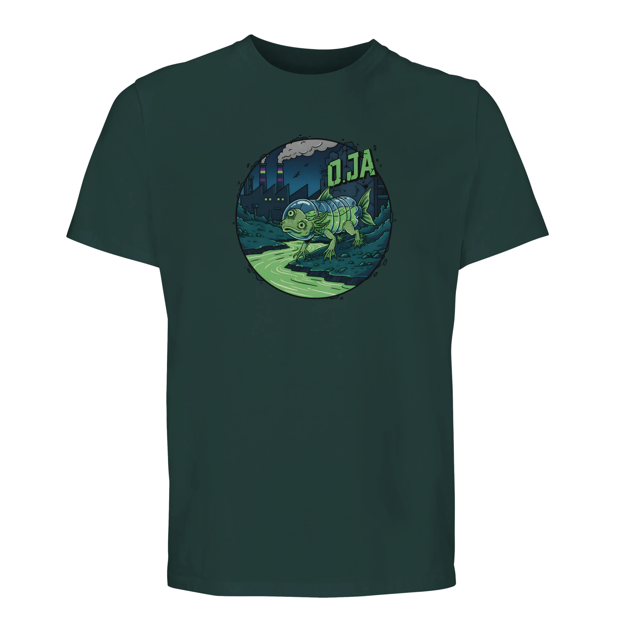 Eco - Friendly Skateboard Fish Mutant T-Shirt – Sustainable Organic Cotton Tee - O.J.A BOARD