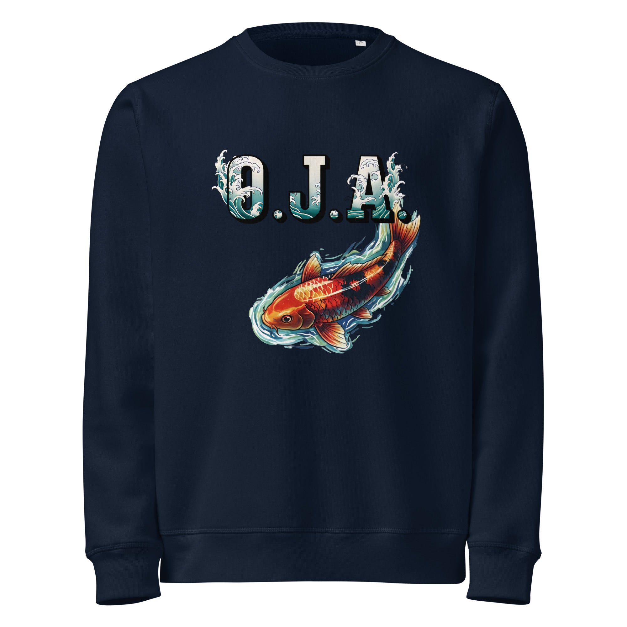 Unisex organic mid - weight sweatshirt - O.J.A BOARD