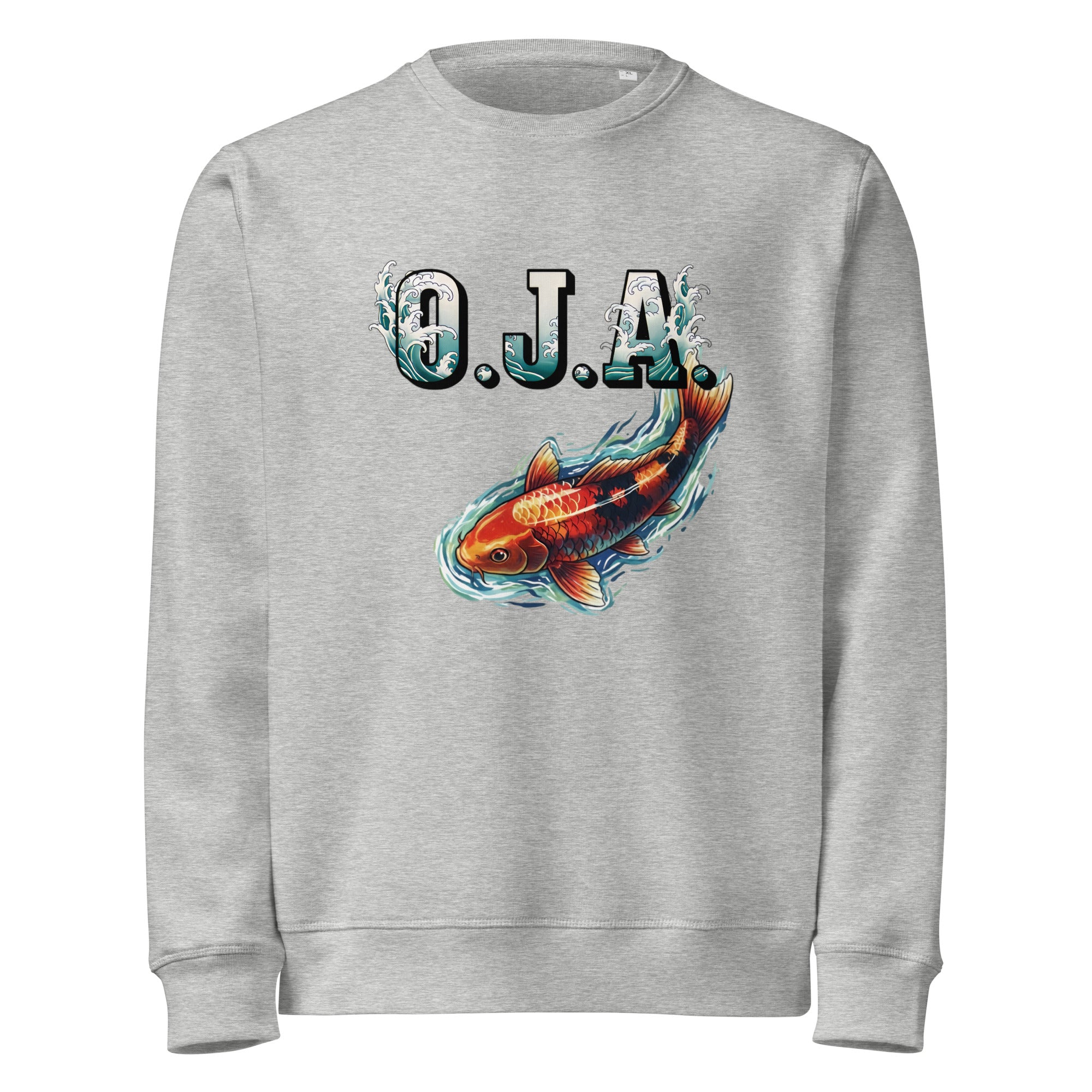 Unisex organic mid - weight sweatshirt - O.J.A BOARD