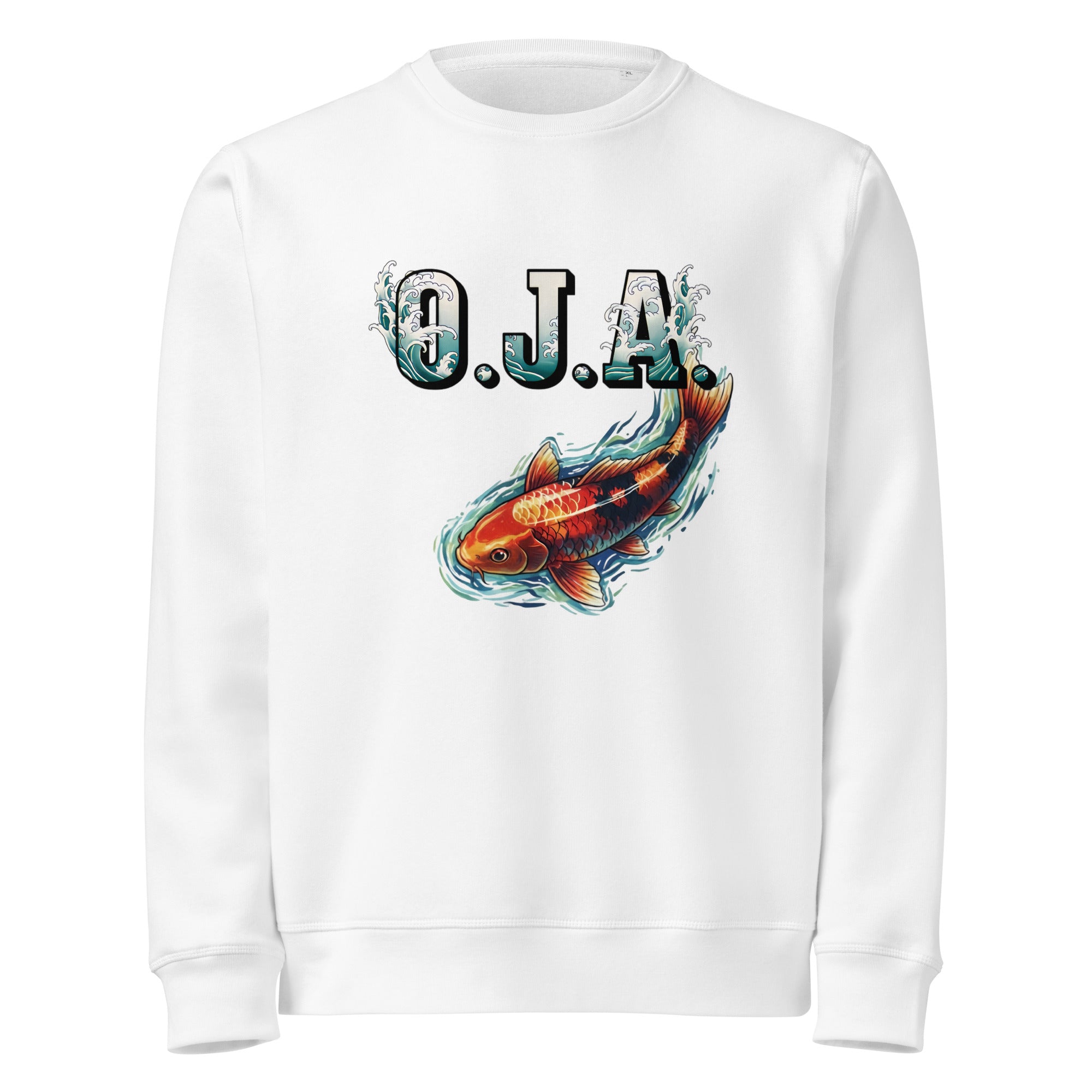 Unisex organic mid - weight sweatshirt - O.J.A BOARD