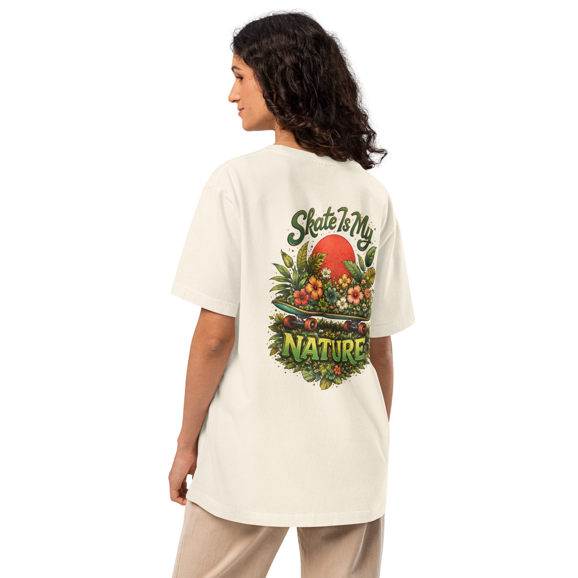 T-shirt oversized Feminina Skate Is My Nature - O.J.A BOARD