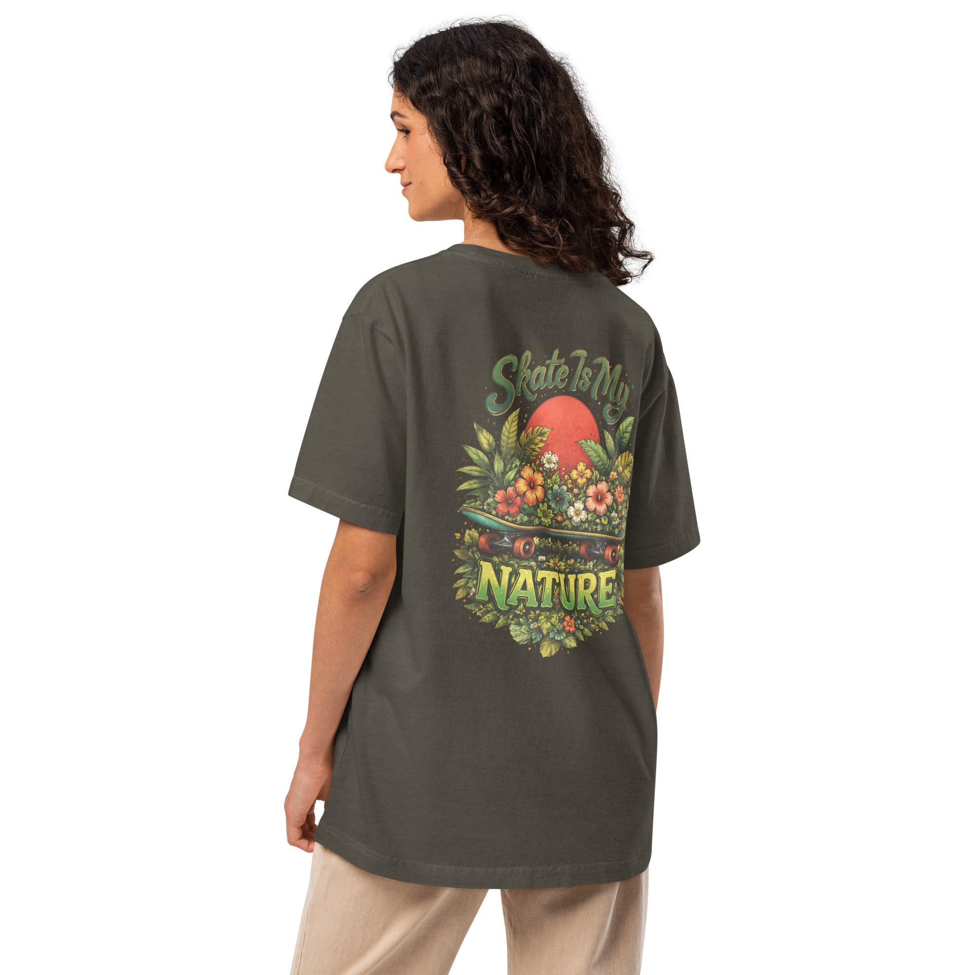 T-shirt oversized Feminina Skate Is My Nature - O.J.A BOARD